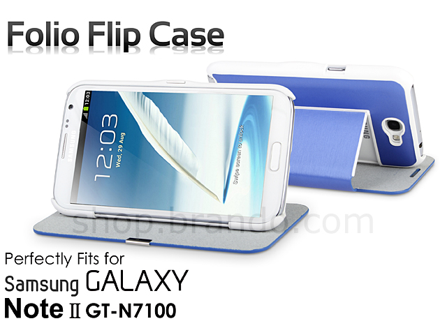 Folio Flip Case for Samsung Galaxy Note II GT-N7100