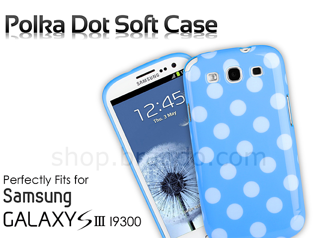 Samsung Galaxy S III I9300 Polka Dot Soft Case