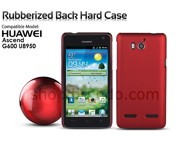 Huawei Ascend G600 U8950 Rubberized Back Hard Case