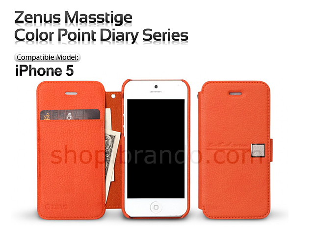 Zenus Masstige Color Point Diary Series For iPhone 5 / 5s