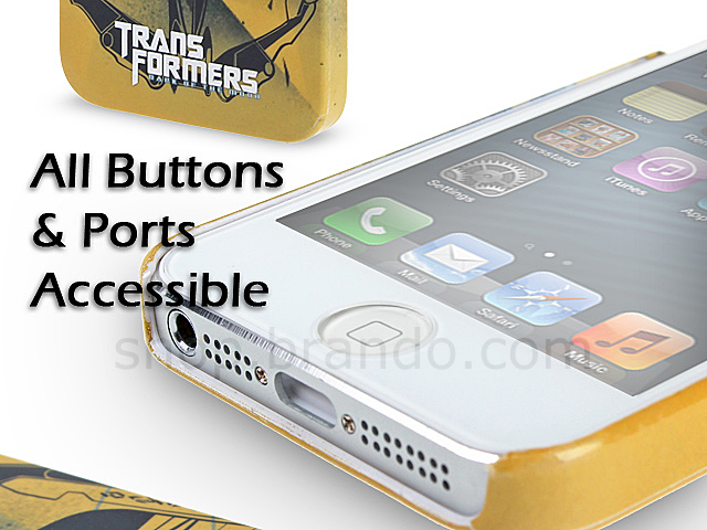 iPhone 5 / 5s Transformers - Battle Mode BumbleBee Head Phone Case (Limited Edition)