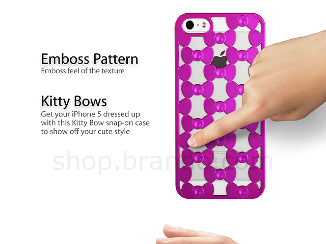 iPhone 5 / 5s / SE Kitty Bow Case