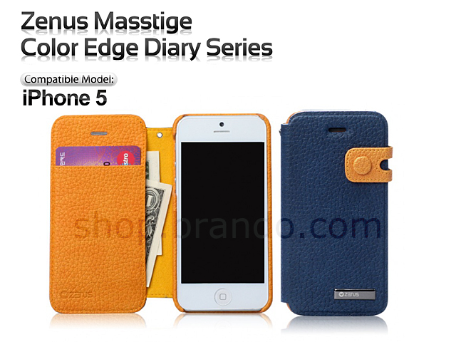 Zenus Masstige Color Edge Diary Series For iPhone 5 / 5s