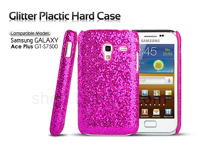 Samsung Galaxy Ace Plus GT-S7500 Glitter Plactic Hard Case