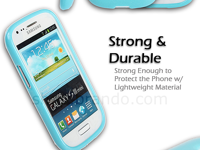 Samsung Galaxy S III Mini I8190 Shiny Dust Coating Silicone Case