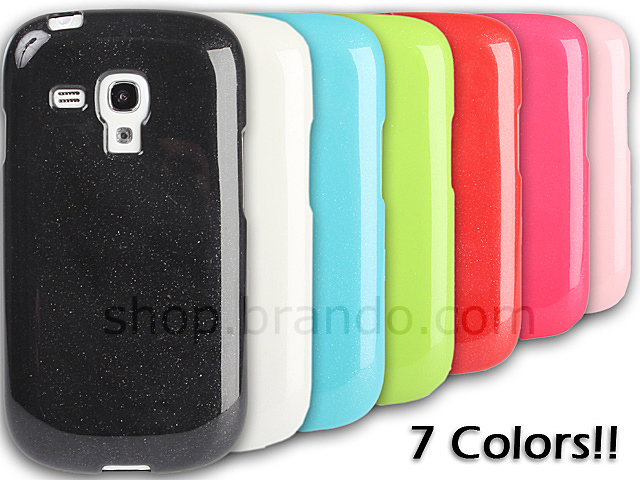 Samsung Galaxy S III Mini I8190 Shiny Dust Coating Silicone Case