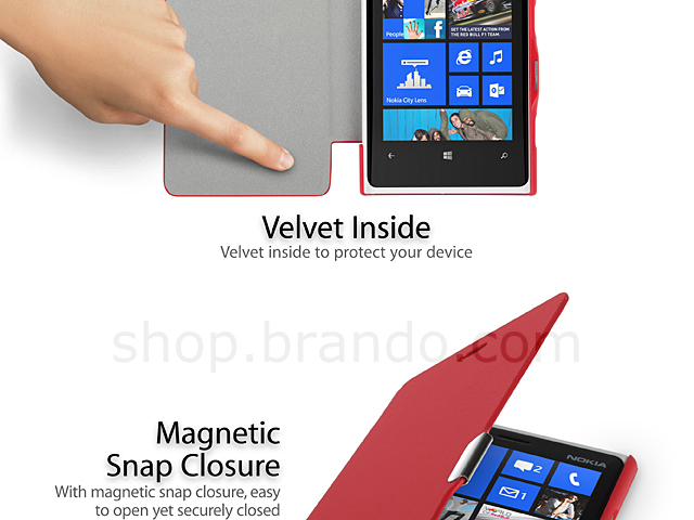Nokia Lumia 920 Flip Snap Case