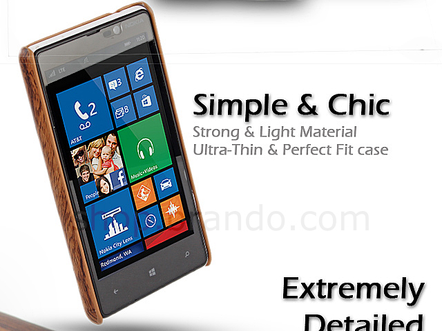 Nokia Lumia 820 Woody Patterned Back Case