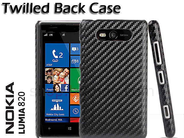 Nokia Lumia 820 Twilled Back Case