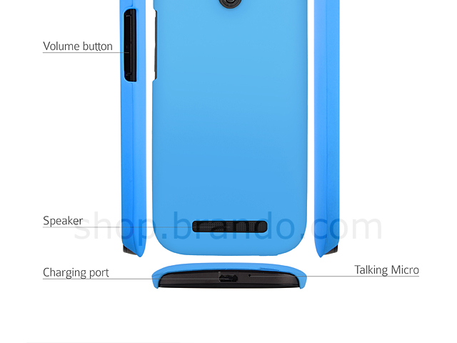 HTC One SV Rubberized Back Hard Case