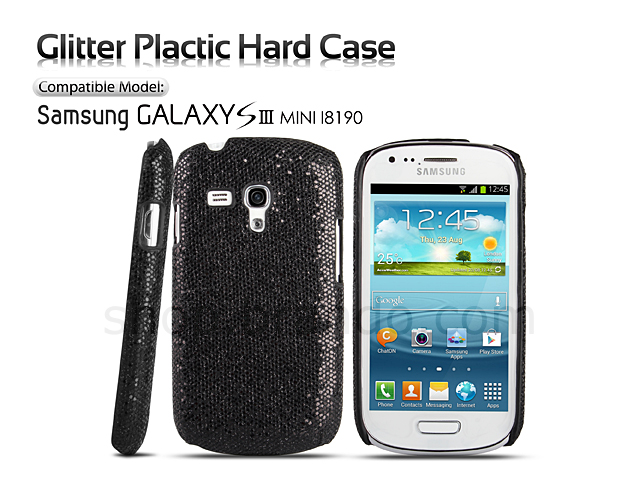 Samsung Galaxy S III Mini I8190 Glitter Plactic Hard Case