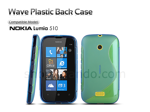 Nokia Lumia 510 Wave Plastic Back Case