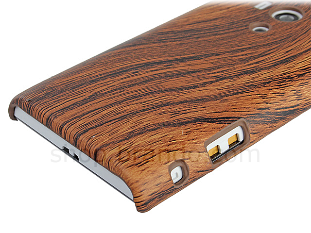 Sony Xperia acro S Woody Patterned Back Case