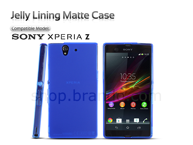 Sony Xperia Z Matte Case with Jelly Lining