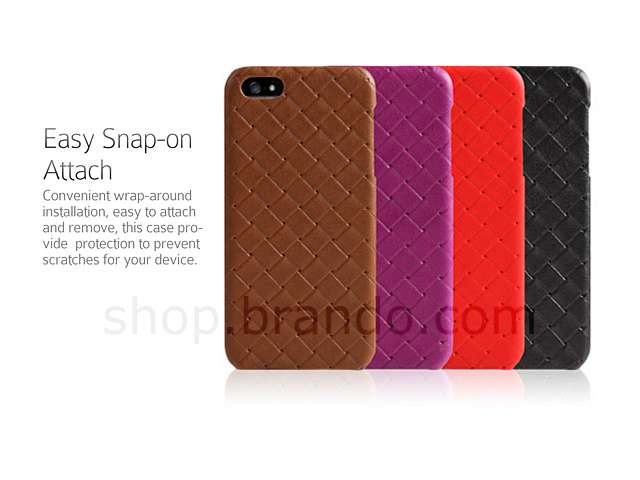 Verus Quilt J Leather Case for iPhone 5 / 5s