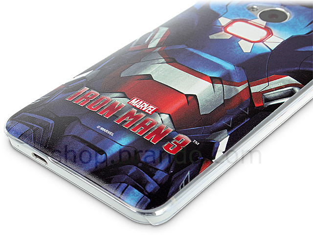 HTC One MARVEL Iron Man 3 - Iron Patriot Protective Case