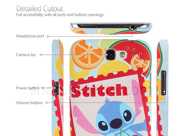 Samsung Galaxy Note II Disney Stitch Back Case