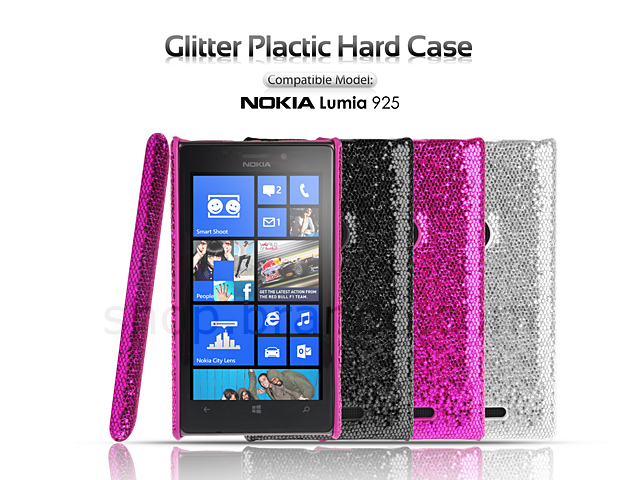 Nokia Lumia 925 Glitter Plactic Hard Case
