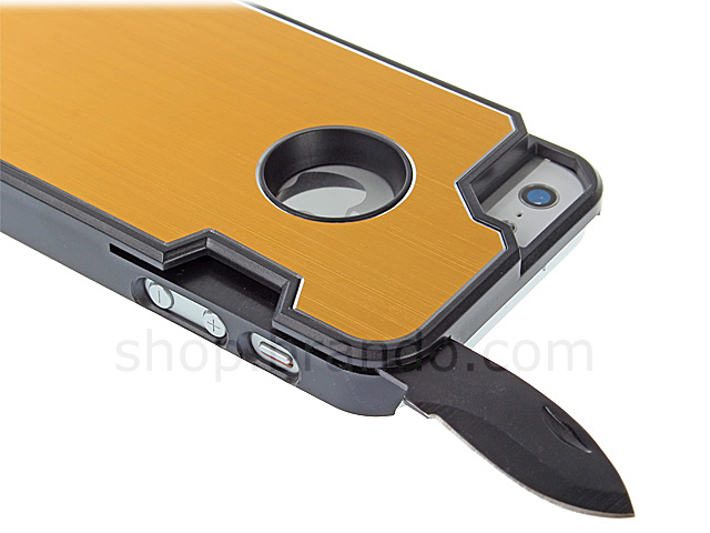 iPhone 5 / 5s / SE Multi-Tool + Knife Metal Back Case