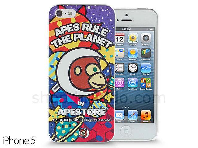 iPhone 5 / 5s APESTORE - Moon & Stars Apes Back Case