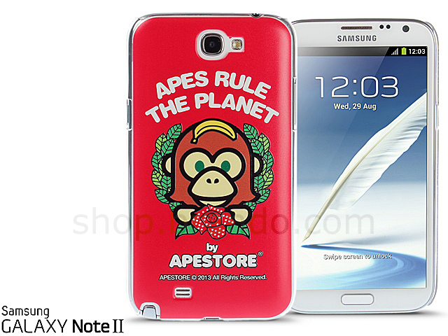 Samsung Galaxy Note II GT-N7100 APESTORE - Rose Apes Back Case