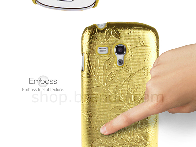 Floral Embroidery Case For Samsung Galaxy S III Mini I8190