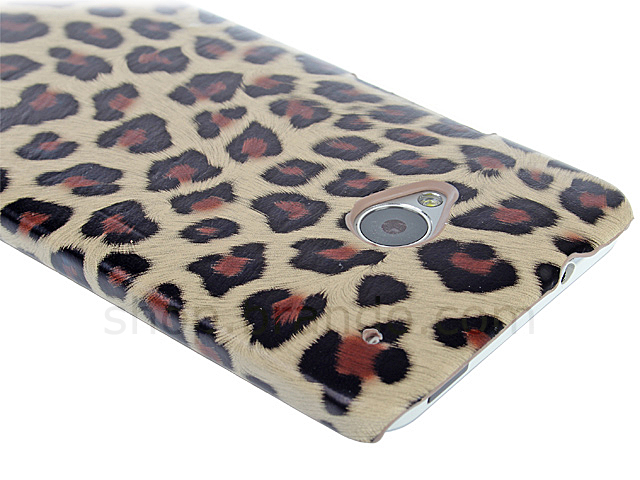 HTC One Leopard Stripe Back Case
