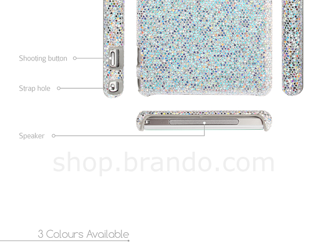 Sony Xperia Z1 Glitter Plactic Hard Case