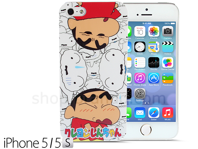 iPhone 5 / 5s Crayon Shin-chan with Shiro Back Case (Limited Edition)
