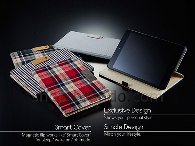 Simplism Smart Fabric Flip for iPad mini with Retina display