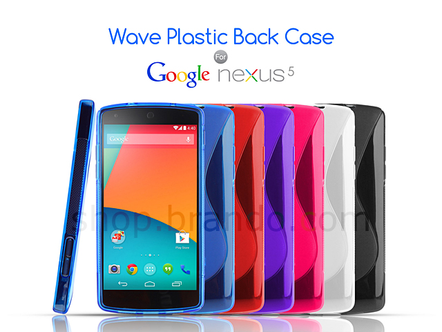 Google Nexus 5 Wave Plastic Back Case