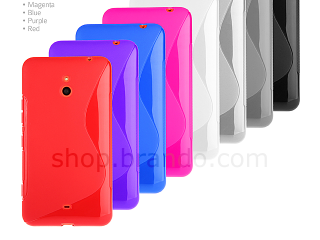 Nokia Lumia 1320 Wave Plastic Back Case