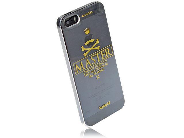 iPhone 5 / 5s Playful - Mustache Master Transparent Case
