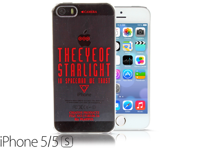 iPhone 5 / 5s Playful - The Eye of Starlight Transparent Case