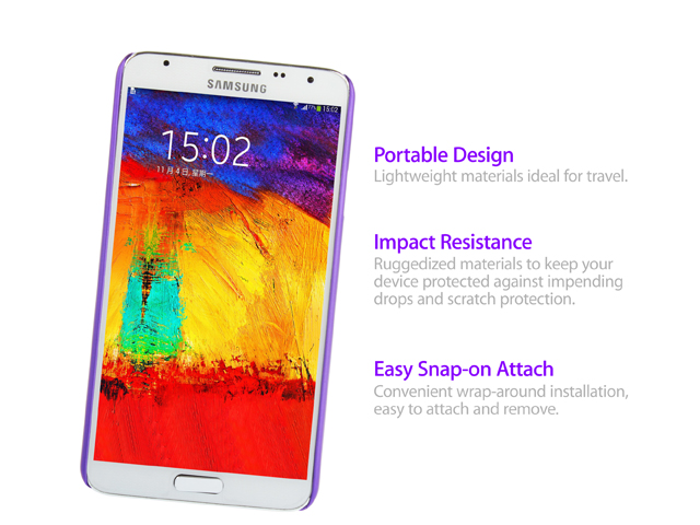 Samsung Galaxy Note 3 Neo Rubberized Back Hard Case