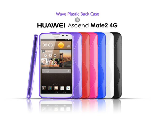 Huawei Ascend Mate2 4G Wave Plastic Back Case