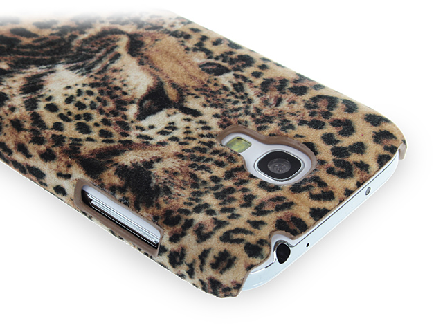 Samsung Galaxy S4 Mini Leopard Print Suede Case
