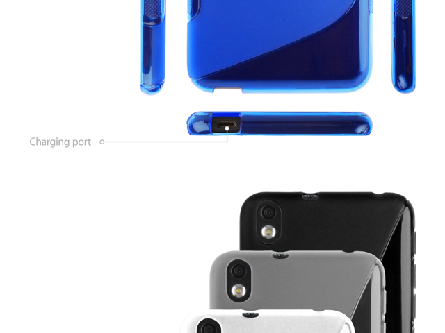HTC Desire 816 Wave Plastic Back Case