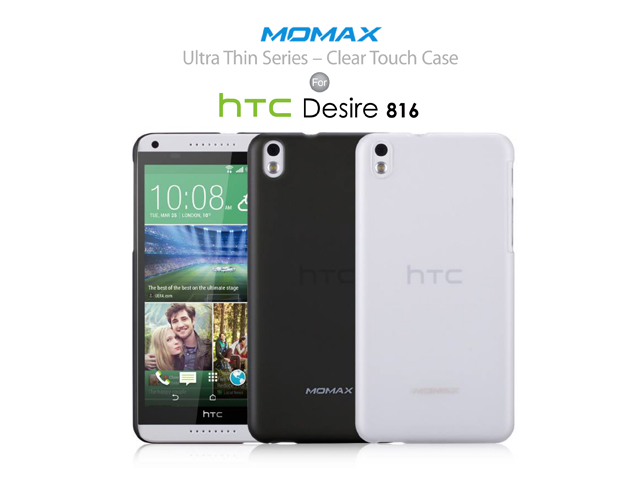 Momax Ultra Thin - Clear Touch Case for HTC Desire 816