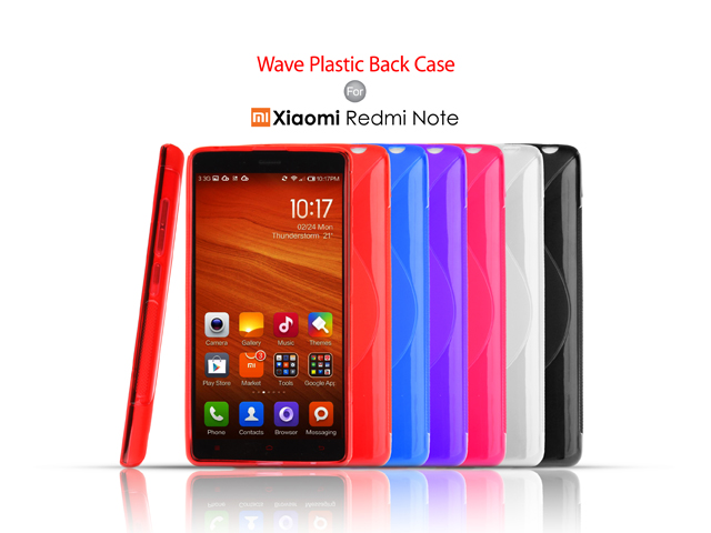 Xiaomi Redmi Note Wave Plastic Back Case