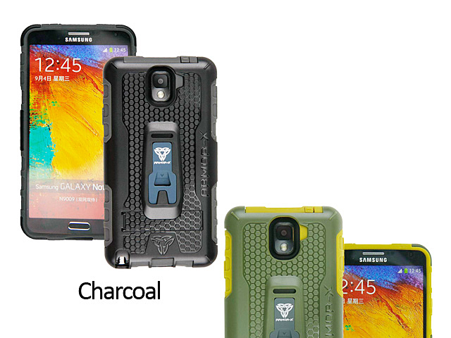ARMOR-X Case [X] Series - Rugged Case with Belt Clip for Samsung Galaxy Note 3