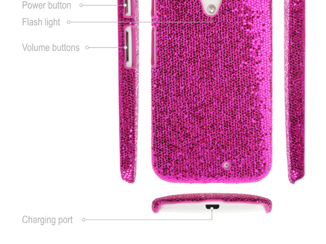 Motorola Moto X Glitter Plactic Hard Case