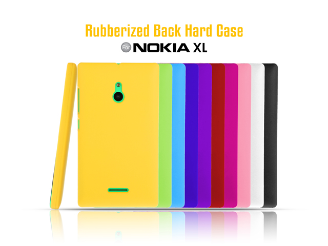 Nokia XL Rubberized Back Hard Case