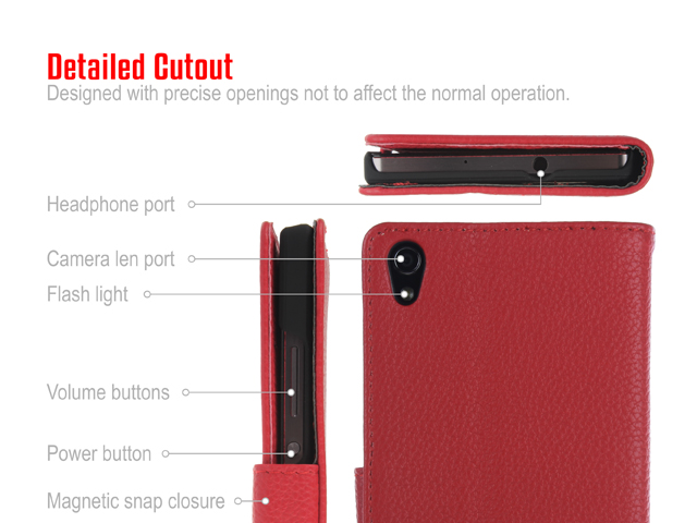 Huawei Ascend P7 Classic Diary Cover Case