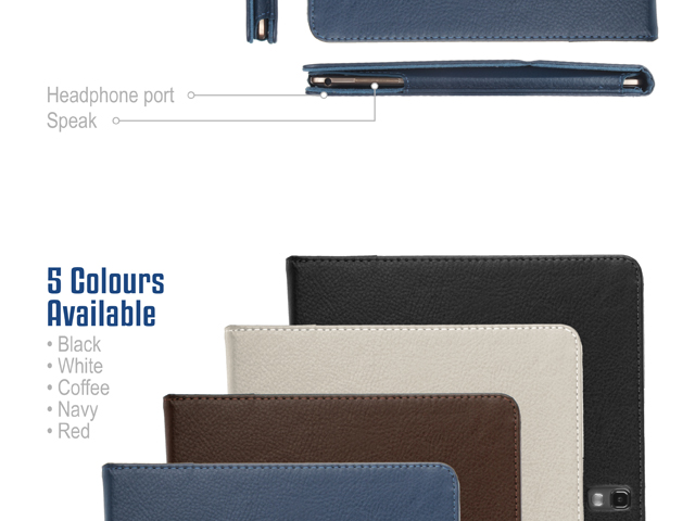 Folio Leather Case for Samsung Galaxy Tab S 10.5 (Side Open)