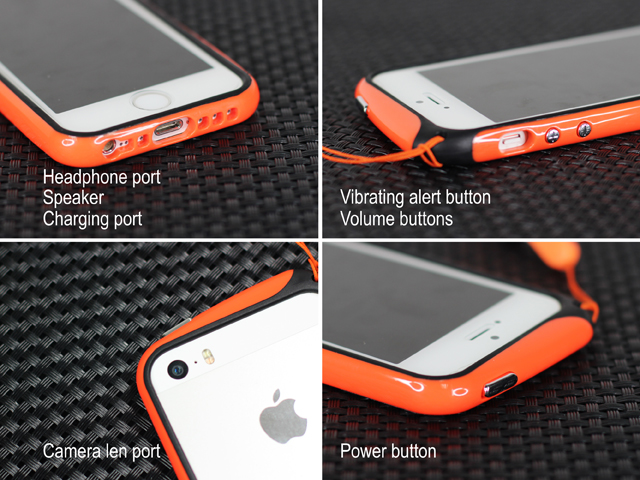 iPhone 5/5s Bumper Case with Strap