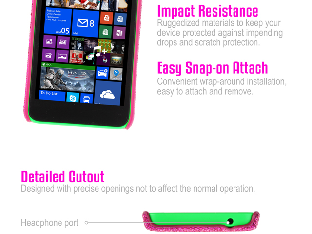 Nokia Lumia 630 Dual SIM Glitter Plactic Hard Case
