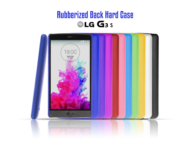 LG G3 S Rubberized Back Hard Case