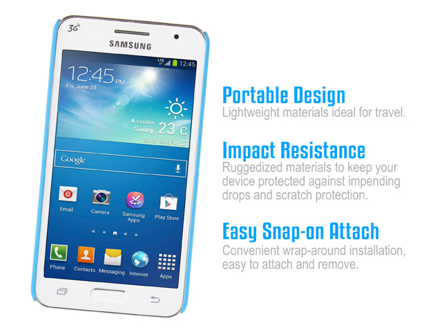 Samsung Galaxy Core 2 Rubberized Back Hard Case