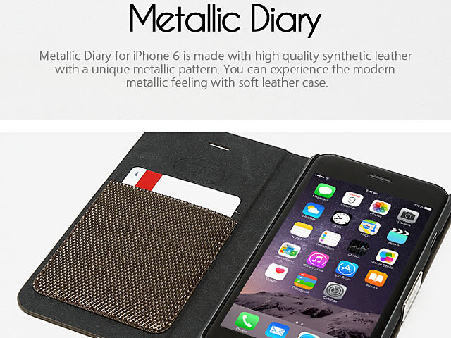 Zenus Metallic Diary for iPhone 6